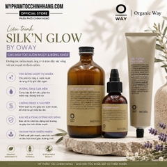Dầu Gội, dầu hấp, dầu dưỡng tóc Siêu Mượt OWAY Silk’n Glow Hair Bath 30ml/ 100ml/ 240ml/ 500ml