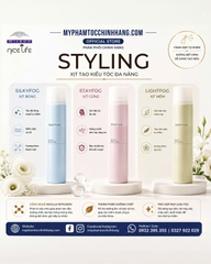 Xịt Tạo Kiểu Milbon Nigelle Lafusion Light Fog - Silky Fog - Stay Fog