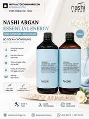 Bộ dầu gội – dầu xả chống rụng tóc Nashi Energy -Nashi Argan Energy Shampoo & Conditioner