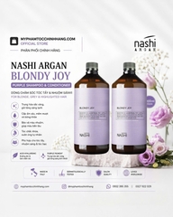 DẦU GỘI XẢ TÍM KHỬ ÁNH VÀNG NASHI  BLONDY JOY 250ML -  150ML/ 1000ml