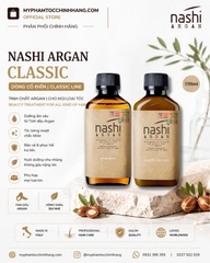 Bộ dầu gội – dầu xả dưỡng phục hồi tóc Nashi Argan Classic Shampoo & Conditioner 200ml/500ml/1000ml