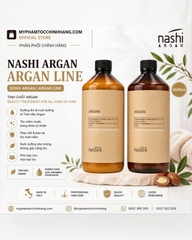 Bộ dầu gội – dầu xả dưỡng phục hồi tóc Nashi Argan Classic Shampoo & Conditioner 200ml/500ml/1000ml