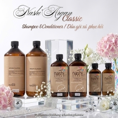 Bộ dầu gội – dầu xả dưỡng phục hồi tóc Nashi Argan Classic Shampoo & Conditioner 200ml/500ml/1000ml