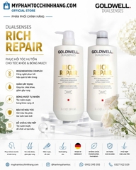 Dầu gội & xả, hấp, dưỡng phục hồi tóc hư tổn Goldwell Dualsenses Rich Repair Restoring