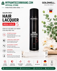 Gôm xịt siêu cứng Goldwell Super Firm Mega Hold 5 600ml