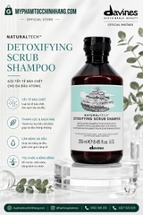 Dầu Gội Thải Độc Cho Da Đầu DAVINES DETOXIFYING 250ml - 1000ML
