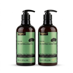 Bộ dầu gội xả ARGANA kiểm soát dầu, làm sạch tóc bết nhờn Oil-Control 500ml/ 750ml