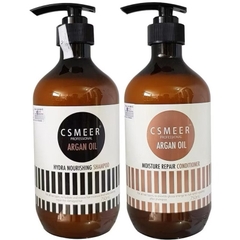 Cặp Dầu Gội Xả Phục Hồi Hư Tổn CSMEER Argan Oil Hydra Nourishing Shampoo & Conditioner 500ml 750ml