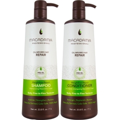 Bộ dầu gội xả dưỡng ẩm siêu nhẹ Macadamia Weightless Repair 300ml/ 1000ml