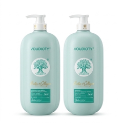 DẦU GỘI XẢ BIOTIN ( CHAI DẸT) 2024 COLLAGEN XANH DƯƠNG TRỊ GÀU MƯỢT TÓC 500ml/ 1000ML