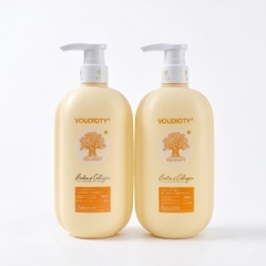 GỘI XẢ BIOTIN & COLLAGEN VOUDIOTY ( CHAI DẸT 2024) VÀNG DƯỠNG ẨM SUÔN MƯỢT TÓC 500ML/ 1000ML