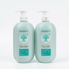 DẦU GỘI XẢ BIOTIN ( CHAI DẸT) 2024 COLLAGEN XANH DƯƠNG TRỊ GÀU MƯỢT TÓC 500ml/ 1000ML