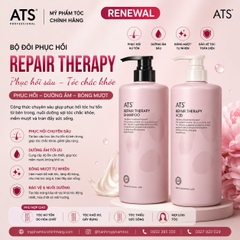 Dầu gội phục hồi tóc uốn ATS + xả phục hồi tóc uốn ATS (ATS Perm Repair Shampoo + ATS Perm Repair Treatment (Mask)