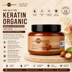 Dầu gội xả Lambor keratin organic biotin 500ml - 1000ml