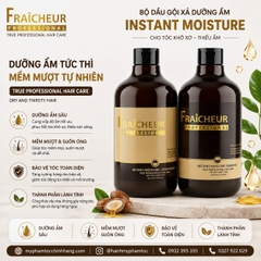 Bộ Dầu Gội Xả Dưỡng Ẩm Phục Hồi Fraicheur Instant Moisture 500ml - 800ml