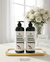 Dầu gội xả siêu mượt phục hồi GROGN Green Organic hương nước hoa 500ml 1000ml ( mẫu mới)