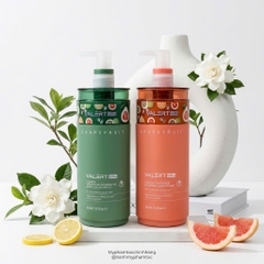 Cặp Gội Xả Bưởi Valert Grapefruit Mẫu Mới 2025 850ml