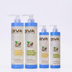 Dầu gội xả Diva Organic Dưỡng Màu và Phục Hồi Tóc Color Protect & Repair Shampoo & Conditioner