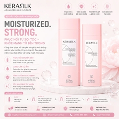 Dầu gội và dầu xả phục hồi tóc hư tổn Kerasilk Repairing Shampoo & Conditioner