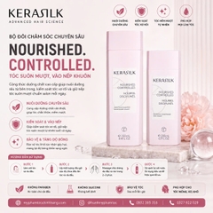 Dầu gội và dầu xả làm mượt tóc Kerasilk Smoothing Shampoo & Conditioner