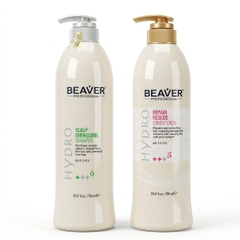 Dầu gội BEAVER số 6 ngăn rụng và kích thích mọc tóc BEAVER Keratin Strengthening Shampoo No.6 – Anti-Hair Loss & Growth Boost 768ml
