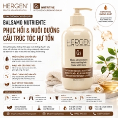 Xả khô Bes Hergen G3 tái tạo và nuôi dưỡng tóc 400ml - 1000ml