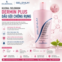Dầu gội chống rụng tóc KLERAL Dermin Plus Reinforcing Shampoo tăng cường sợi tóc