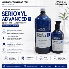 Dầu gội kích thích mọc tóc và làm dày tóc L'Oréal Professionel Serioxyl Advanced 300ml 500ml 1500ml