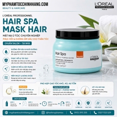 Hấp dầu L'oreal Hair Spa New Repair Phục Hồi- Nourishing Dưỡng Ẩm 2024 500ml