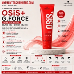 Gel Định Hình Nếp Tóc Siêu Cứng OSIS+ G.Force Strong Styling Gel 100ml
