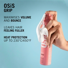 Mousse Giữ Nếp Và Tạo Độ Phồng Với Độ Giữ Nếp Siêu Cứng Osis Grip Extreme Hold Mousse 200ml