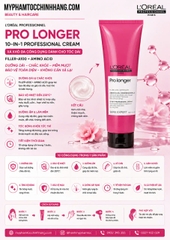 Xả khô phục hồi và bảo vệ ngọn tóc L’Oréal Pro Longer(L’Oréal Professionnel Serie Expert Pro Longer Leave-In Cream)
