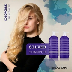 Dầu gội xả tím khử vàng Elgon Colorcare Silver Anti-Yellow