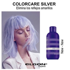 Dầu gội xả tím khử vàng Elgon Colorcare Silver Anti-Yellow