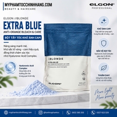 Bột tẩy xanh (khử cam) Elgon lgon I-Blonde Extra Blue Bleach 500g