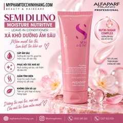 Dầu gội, mặt nạ tóc, kem xả khô giữ ẩm Alfaparf Milano SDL Moisture (Semi Di Lino Moisture Nutritive Low Shampoo, Mask & Leave-in Conditioner)