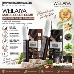 Dầu Gội Phủ Bạc Dưỡng Tóc Weilaiya Magic Color Comb (Weilaiya Magic Color Comb Hair Dye Shampoo) 100ml