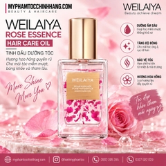 Dầu Dưỡng Tóc Hoa Hồng Weilaiya Rejuvenate Vitality Rose Essence Pure Fragrance Hair Care Oil 40ml