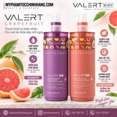 Cặp Gội Xả Bưởi Valert Grapefruit Mẫu Mới 2025 850ml