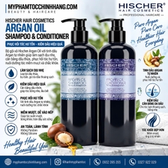 Dầu gội xả Hischer Argan Oil 500ml 1000ml