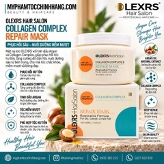 Hấp/ủ tóc Olexrs tím (Olexrs Hair Salon Argan Oil Collagen Complex Repair Mask 500ml