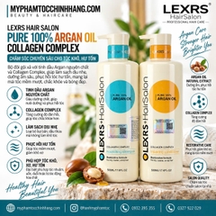 Cặp dầu gội xả Olexrs Argan Oil Collagen Hair Salon 500ml 960ml