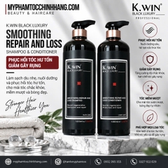 Bộ Dầu Gội Xả Kwin Luxury Black Shampoo & Conditioner
