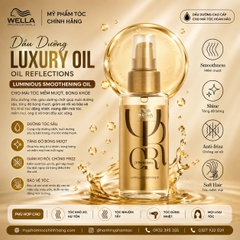 Tinh Dầu Bóng Tóc Wella System professional Oil Reflections Luminous 100ml