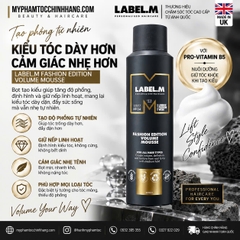 Kem bọt tạo phồng Label.m Fashion Edition Volume Mousse 200ml