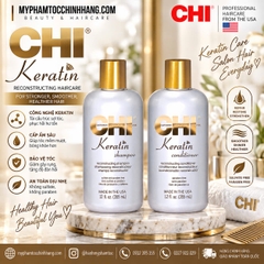 Dầu gội xả phục hồi CHI Keratin (CHI Keratin Reconstructing Shampoo & Conditioner) 355ml 946ml