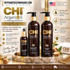 Dầu gội xả CHI Argan Oil Plus Moringa Oil 340ml - 739ml