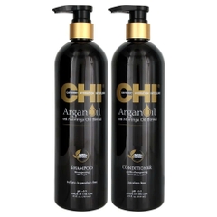 Dầu gội xả CHI Luxury Black Seed Oil(CHI Luxury Black Seed Oil Gentle Cleansing Shampoo & Moisture Replenish Conditioner) 355ml 739ml