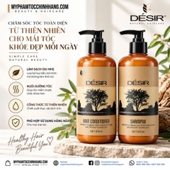 Dầu gội và dầu xả Desir Argan siêu mượt 500ml