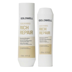 Dầu gội & xả, hấp, dưỡng phục hồi tóc hư tổn Goldwell Dualsenses Rich Repair Restoring